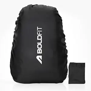 Boldfit Rain Cover for Backpack Travel Essentials Rain Cover for Bag Travel Accessories Bags Water Resistance Dustproof Waterproof for All Bag Sizes Elastic Adjustable for School College Office